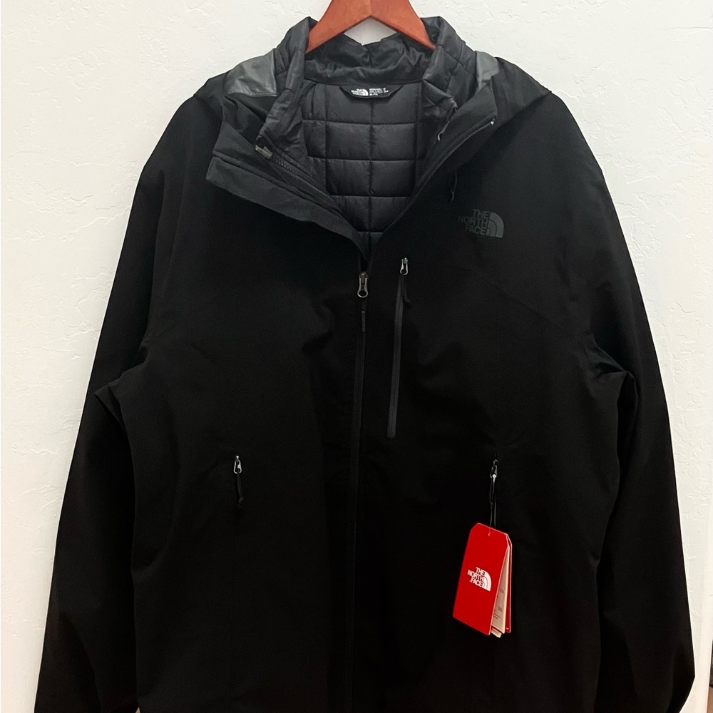 North Face Men’s ThermoBall™️ Eco Snow Triclimate Jacket Blk/Blk XL NWT